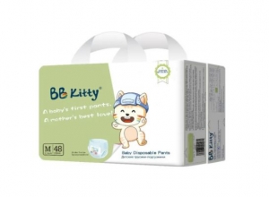 Подгузники-трусики детские BB Kitty размер M (6-11 кг), 48 шт.
